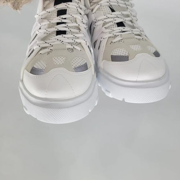 MCQ ALEXANDER MCQUEEN Orbyt Descender 2.0 Mesh And Faux Leather Sneakers Men 10 - Picture 9 of 13